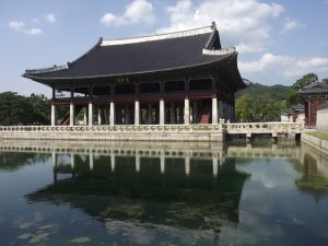 韓国宮殿の編集前の画像