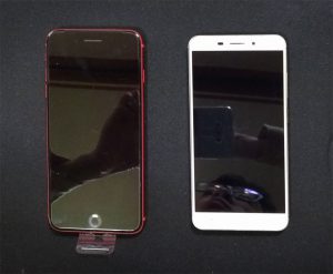 iPhone8とZenFone 3 Laser