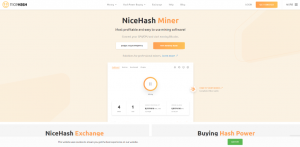 有名な マイニング ソフトのNiceHash Miner